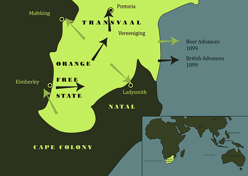 Boer War map