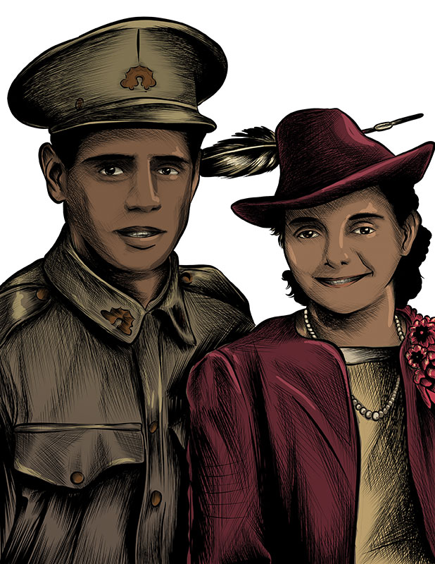 An Aboriginal soldier