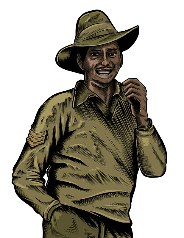 Captain Reg Saunders