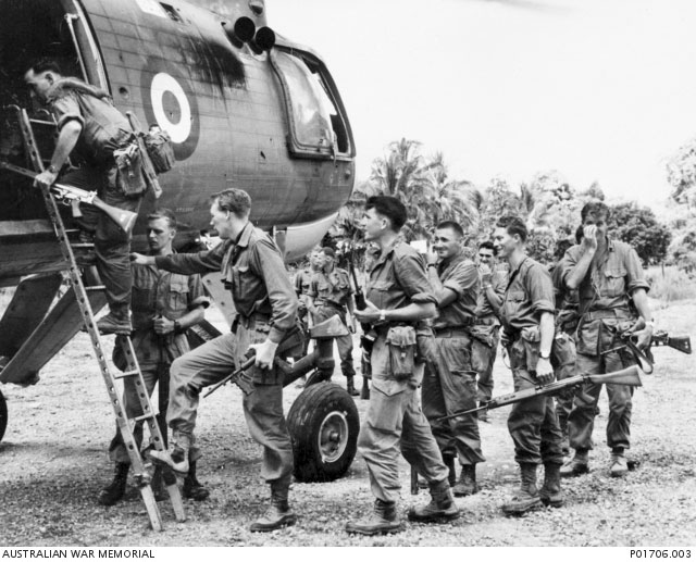 Australian personnel of 3RAR in Borneo