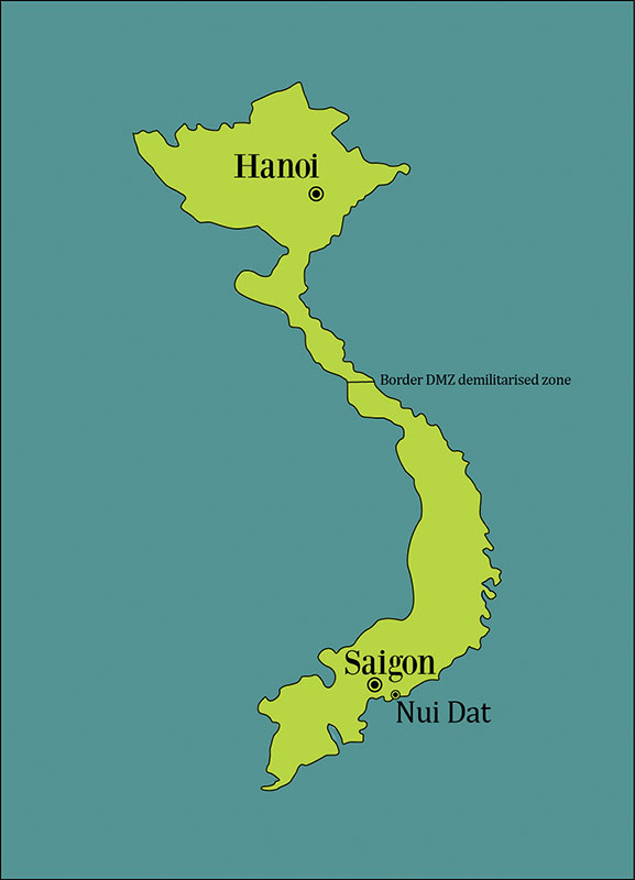 Map of Vietnam