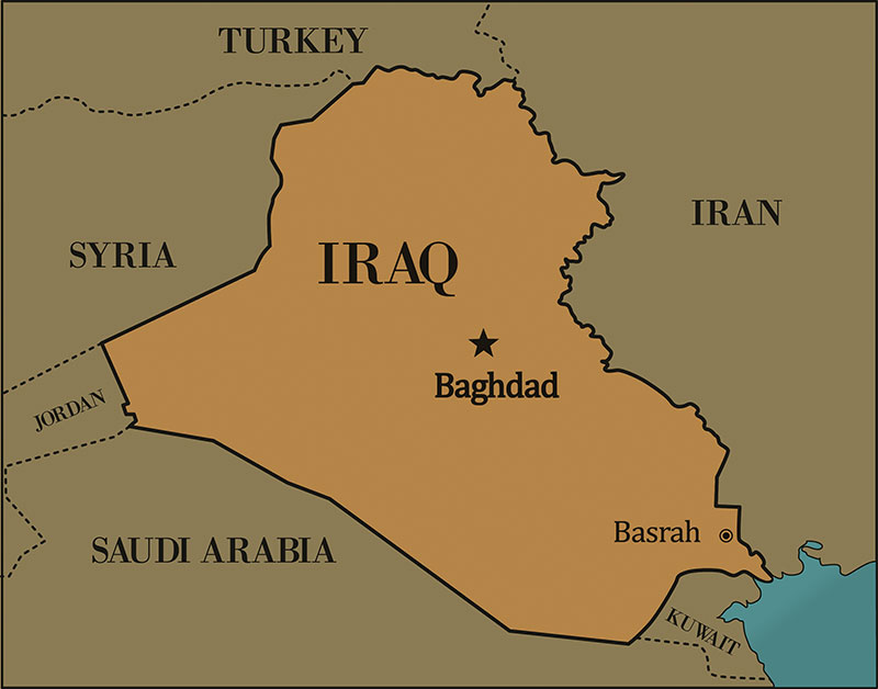 Map of Iraq