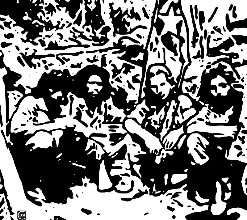Fretilin fighters in the jungles of East Timor